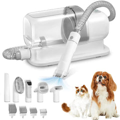 FurEase™ – All-in-One Pet Grooming & Vacuum Kit