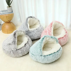 CozyNest™ – Round Cat Bed for Warmth & Comfort