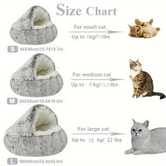 CozyNest™ – Round Cat Bed for Warmth & Comfort