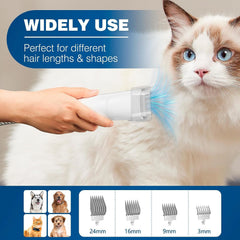 FurEase™ – All-in-One Pet Grooming & Vacuum Kit