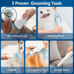 FurEase™ – All-in-One Pet Grooming & Vacuum Kit