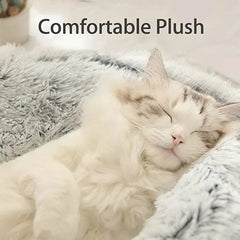 CozyNest™ – Round Cat Bed for Warmth & Comfort