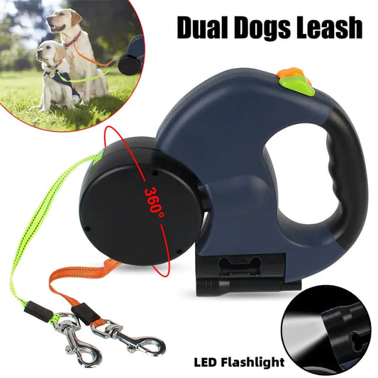 PawPull™ – Retractable Reflective Dog Leash for Small Dogs