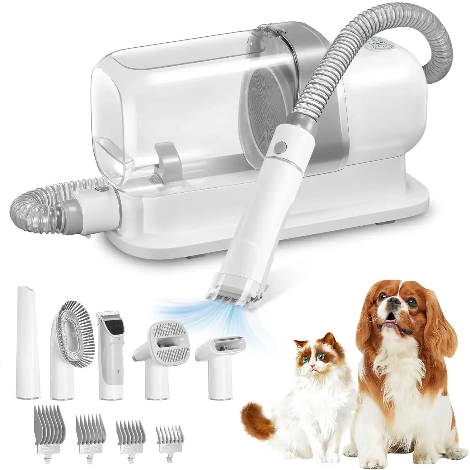 FurEase™ – All-in-One Pet Grooming & Vacuum Kit