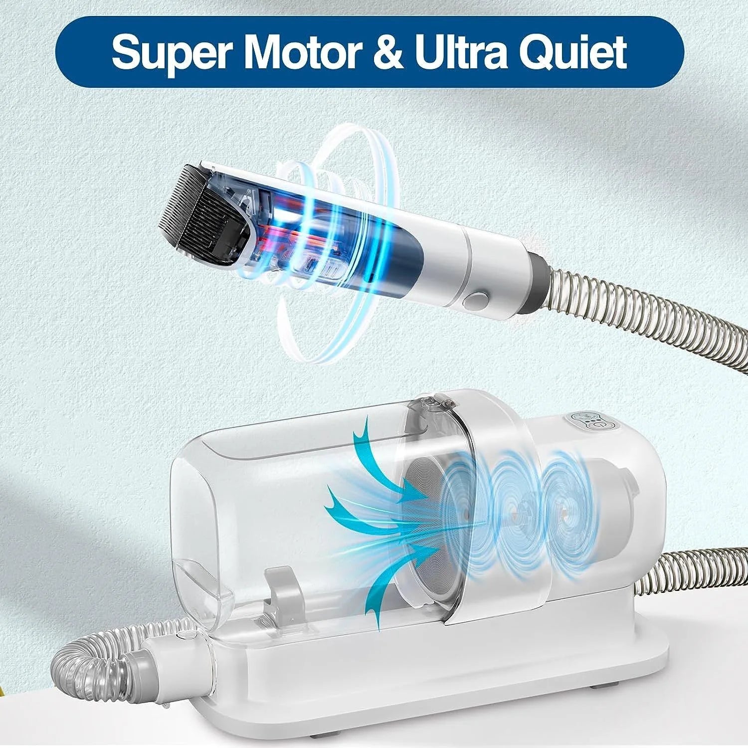 FurEase™ – All-in-One Pet Grooming & Vacuum Kit
