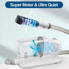 FurEase™ – All-in-One Pet Grooming & Vacuum Kit